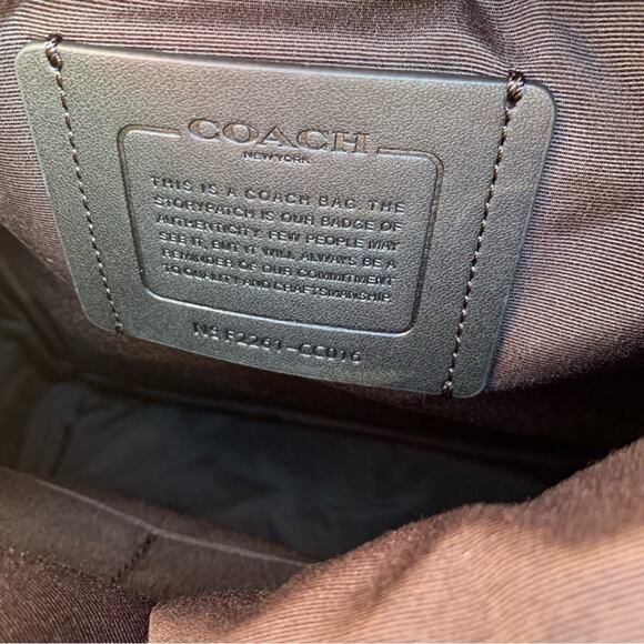 COACH Track Backpack In Signature Canvas Camo Print - Picture 8 of 16